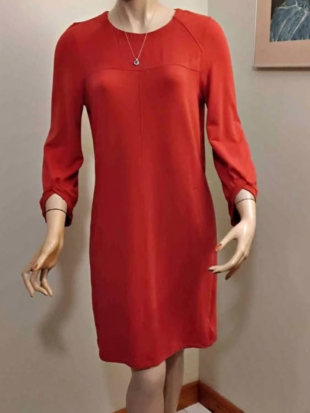Sandwich_ Red Shift Dress – Size XS (Fits Small)
